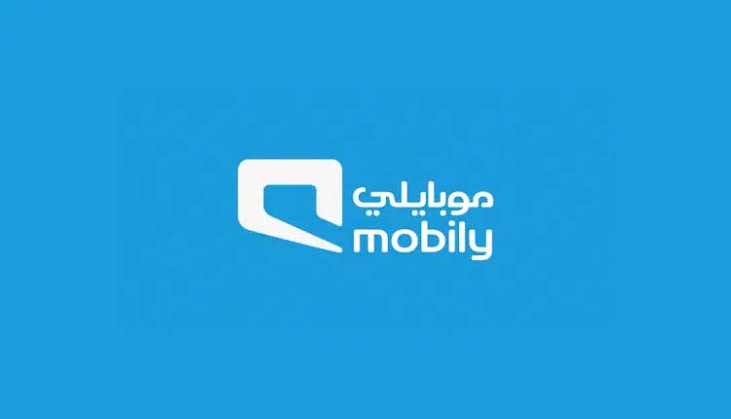 شعار شركة موبايلي مع عرض نتائج النصف الأول 2026 التي أظهرت ارتفاع صافي الأرباح إلى 1.781 مليار ريال ونمو الإيرادات إلى 10.12 مليار ريال.